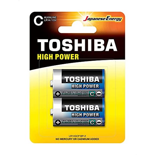 Pilas Toshiba High-Power Alcalinas C LR14 x2u