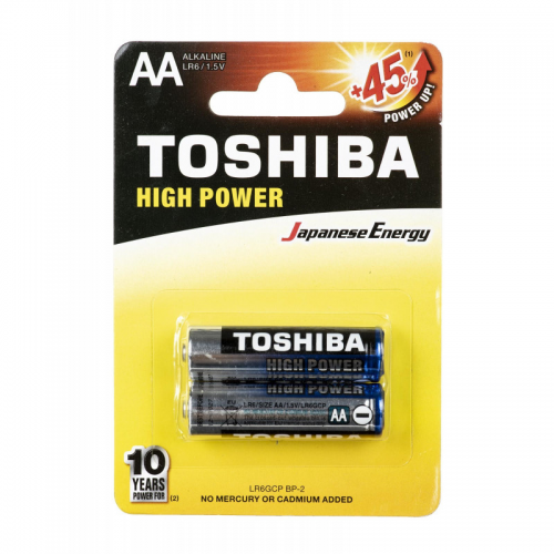 Pilas Toshiba High-Power Alcalinas AA LR6 x2u