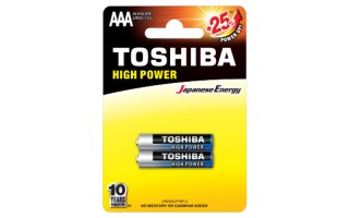 Pilas Toshiba High-Power Alcalinas AAA LR03 x2u Pilas Toshiba High-Power Alcalinas AAA LR03 x2u