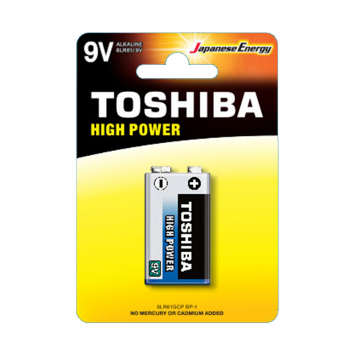 Pila Toshiba High-Power Alcalina 6LR61 9V