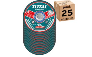 Disco de Corte Metal Total TAC11011525 115mm x 1mm x25u Disco de Corte Metal Total TAC11011525 115mm x 1mm x25u