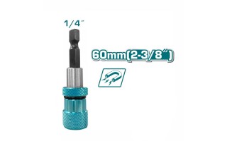 Soporte para Puntas Bits Total TAC464601 hex.1/4" 60mm Soporte para Puntas Bits Total TAC464601 hex.1/4" 60mm