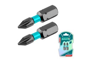 Puntas de Impacto Total TACIM71 25mm PH2 x2u Puntas de Impacto Total TACIM71 25mm PH2 x2u