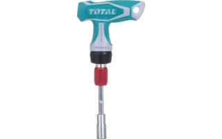 Destornillador y Puntas Tubo Total TACSD Mango T 24pzs Destornillador y Puntas Tubo Total TACSD Mango T 24pzs
