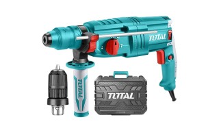 Rotomartillo Total TH308 SDS Plus 3,8kg 2,5J 800W + Mandril Rotomartillo Total TH308 SDS Plus 3,8kg 2,5J 800W + Mandril