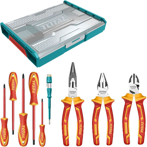 Herramientas Aisladas Total THKTV02H091 1000V 9pzs