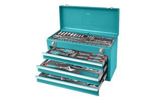 Caja de Herramientas Total THPTCS71321 132pzs Caja de Herramientas Total THPTCS71321 132pzs