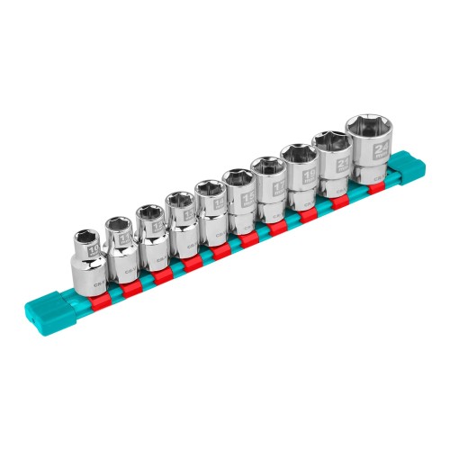 Llaves Tubo Hex. Total THT121101 enc.1/2'' 10pzs 10-24mm