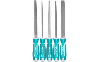 Limas para Acero T2 Total THT918516 20cm 5pzs Limas para Acero T2 Total THT918516 20cm 5pzs