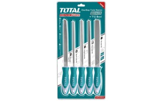 Limas para Acero T2 Total THT918516 20cm 5pzs Limas para Acero T2 Total THT918516 20cm 5pzs