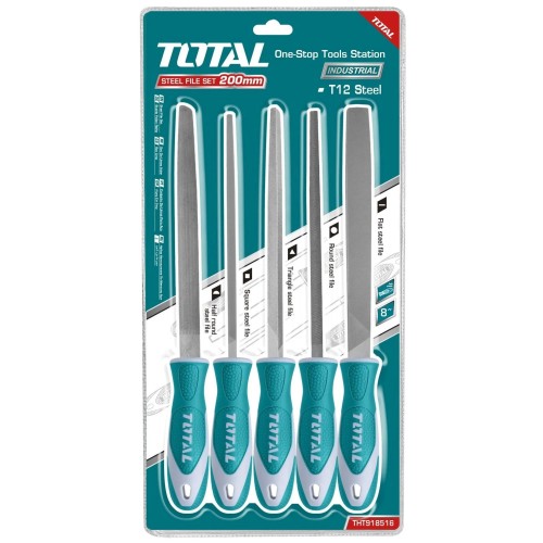 Limas para Acero T2 Total THT918516 20cm 5pzs