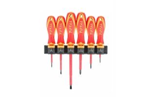 Destornilladores Aislados Total THTIS566 1000V 6pzs Destornilladores Aislados Total THTIS566 1000V 6pzs