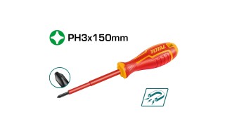 Destornillador Cruz Aislado Total THTIS PH3x150mm Destornillador Cruz Aislado Total THTIS PH3x150mm