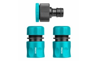 Conectores para Manguera Total THWS030301 1/2'' 25mm 3pzs Conectores para Manguera Total THWS030301 1/2'' 25mm 3pzs