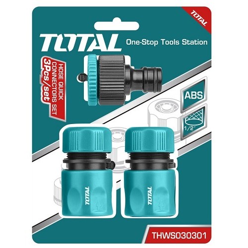 Conectores para Manguera Total THWS030301 1/2'' 25mm 3pzs