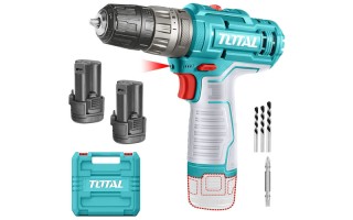 Taladro Percutor a Batería Total TIDLI12202 10mm 20Nm 12V Taladro Percutor a Batería Total TIDLI12202 10mm 20Nm 12V