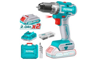 Taladro Percutor a Batería Total TIDLI20605 13mm 20V Taladro Percutor a Batería Total TIDLI20605 13mm 20V