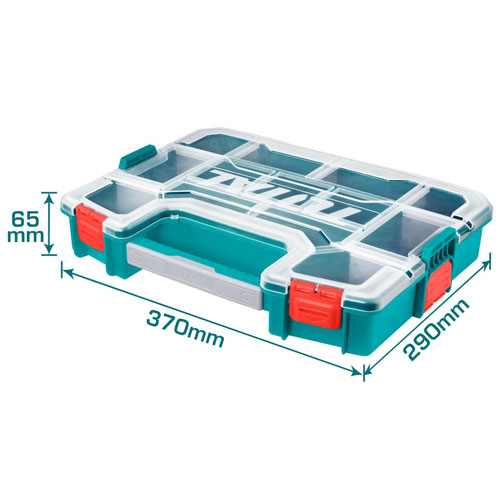 Organizador Total TPBX1151 Plástico 37cm 10comp. x5u