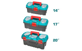 Cajas de Herramientas Total 14''-17''-20'' Plástico 3pzs Cajas de Herramientas Total 14''-17''-20'' Plástico 3pzs