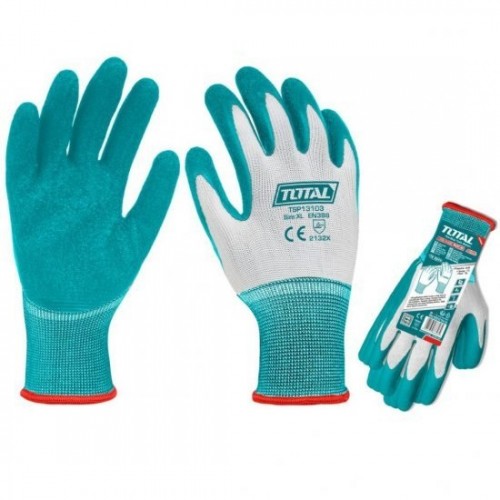 Guantes Total TSP13103 Latex y Poliester XL