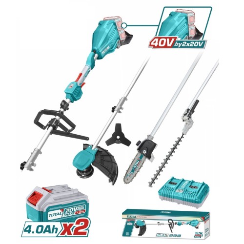 Multicortador a Batería Total TSTLI2040386 40V 4 en 1