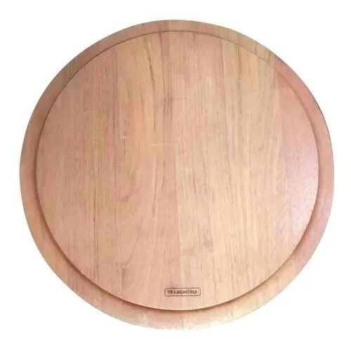 Compra Tablero redondo para pizza, placa de madera circular, tabla