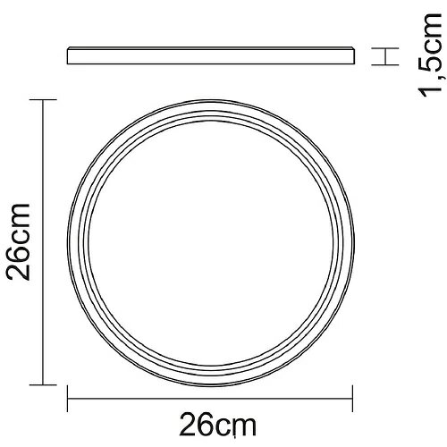 Plato para Asado Tramontina 13511 Madera Redondo 26cm