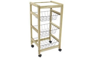 Frutera Tramontina Utilinea 13241 Estante y 3 Canastas