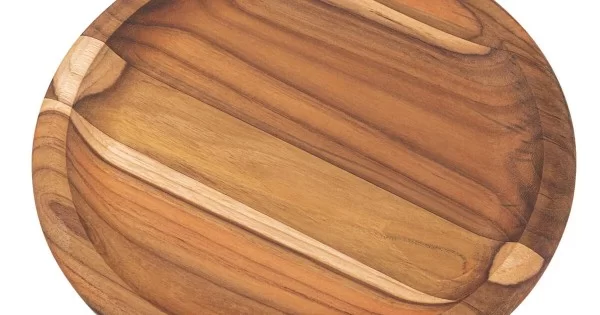 Plato madera para asado 26x21cm Tramontina — Amo cocinar