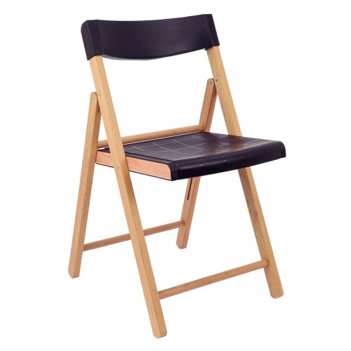 Silla Pleglable Tramontina Potenza 13792 Plástico Negro