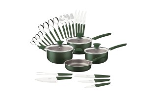 Ollas, Cacerolas y Cubiertos Tramontina Lyf 28399 25pzs Ollas, Cacerolas y Cubiertos Tramontina Lyf 28399 25pzs