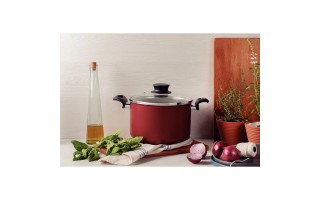 Olla Tramontina Paris 28530 18cm 3L Rojo Olla Tramontina Paris 28530 18cm 3L Rojo
