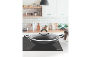 Sartén Wok Tramontina Mónaco 28708 32cm 4,5L Negro Sartén Wok Tramontina Mónaco 28708 32cm 4,5L Negro