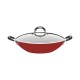 Sartén Wok Tramontina Mónaco 28708 32cm 4,5L Rojo