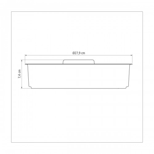 Molde con Fondo Removible Tramontina Brasil 26cm Grafit
