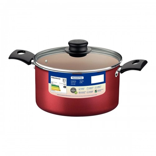 Cacerola Tramontina Turim 20263 24cm 7,9L Rojo