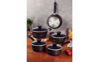 Ollas y Cacerolas Tramontina Sicilia 20499 5pzs Marrón Ollas y Cacerolas Tramontina Sicilia 20499 5pzs Marrón