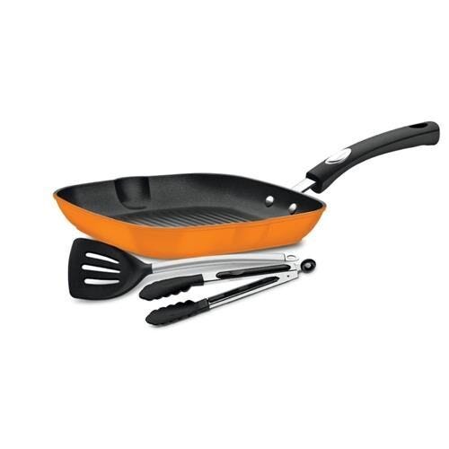 Sarten para Bife Tramontina Monaco 24cm Naranja