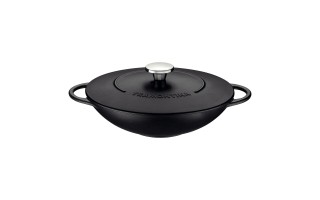 Sartén Wok de Hierro Fundido Tramontina Trento 32cm 5L Sartén Wok de Hierro Fundido Tramontina Trento 32cm 5L