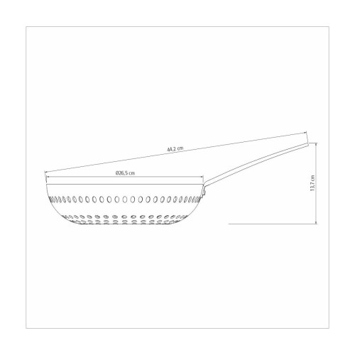 Sartén Wok Tramontina Churrasco 20847 Perforado 26cm Sartén Wok Tramontina Churrasco 20847 Perforado 26cm