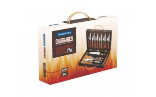 Juego para Asado Tramontina Churrasco 21198 17pzs Juego para Asado Tramontina Churrasco 21198 17pzs