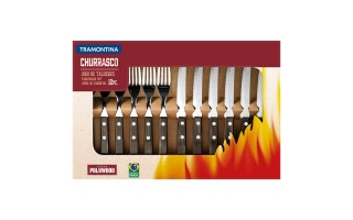 Cubiertos para Asado Tramontina Churrasco 21199 12pzs Cubiertos para Asado Tramontina Churrasco 21199 12pzs
