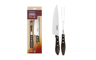 Juego para Asado Tramontina Churrasco 21198 Polywood 2pzs Juego para Asado Tramontina Churrasco 21198 Polywood 2pzs