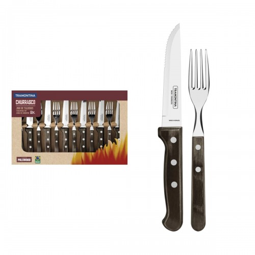 Cubiertos para Asado Tramontina Churrasco Polywood 12pzs