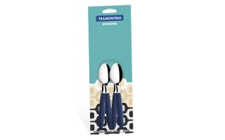 Cuchara p/ Te Tramontina Ipanema 23367 Azul 12u Cuchara p/ Te Tramontina Ipanema 23367 Azul 12u
