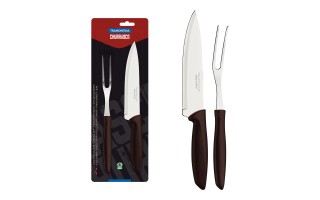 Cuchillo y Tenedor para Asado Tramontina Plenus 23498  Cuchillo y Tenedor para Asado Tramontina Plenus 23498