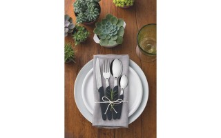 Cubiertos Tramontina Carmel 23499 24pzs Negro