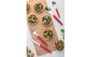 Cubiertos Tramontina Carmel 23499 24pzs Rojo Cubiertos Tramontina Carmel 23499 24pzs Rojo