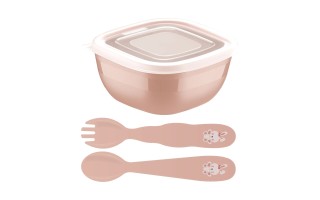 Cubiertos Infantiles Tramontina Le Petit 23797 Rosa 3pzs Cubiertos Infantiles Tramontina Le Petit 23797 Rosa 3pzs