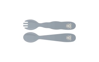 Cubiertos Infantiles Tramontina Le Petit 23797 Gris 2pzs Cubiertos Infantiles Tramontina Le Petit 23797 Gris 2pzs
